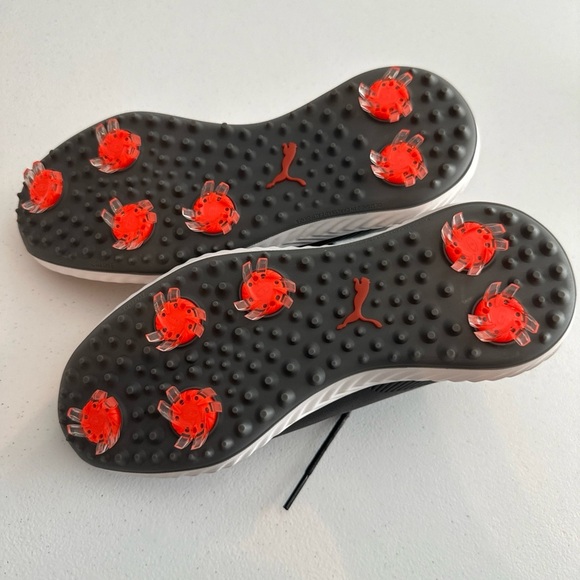 PUMA Ignite PWRADAPT Black Waterproof Golf Shoes for Kids Size 3C - Picture 5 of 5